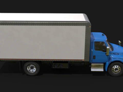 Truk Listrik Kotak eMV Internasional Model 3D