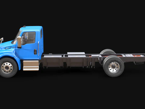 International eMV Box Electric Truck 3D Model