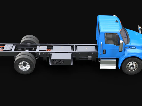 International eMV Box Electric Truck 3D Model