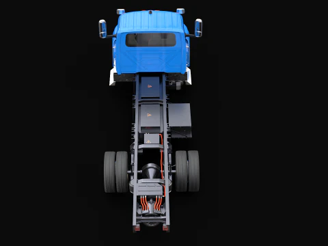 International eMV Box Electric Truck 3D Model