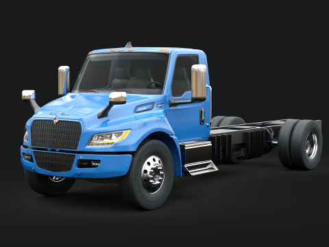 Camion elettrico internazionale eMV Box Modello 3D