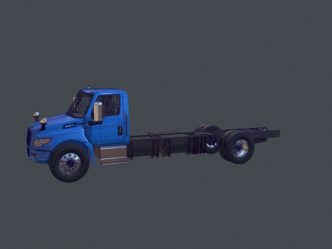 Camion elettrico internazionale eMV Box Modello 3D