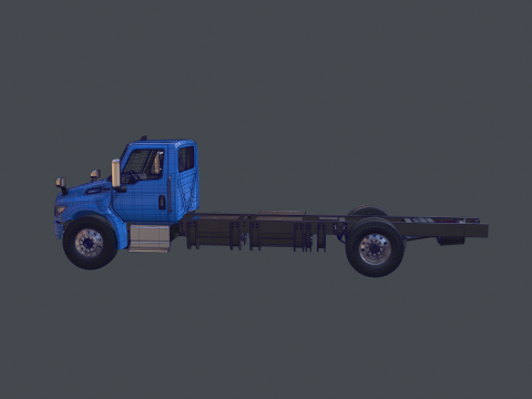 Camion elettrico internazionale eMV Box Modello 3D