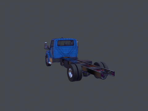 International eMV Box Electric Truck 3D Model