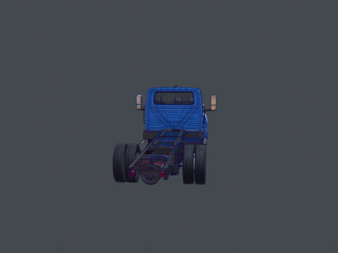 International eMV Box Electric Truck 3D Model
