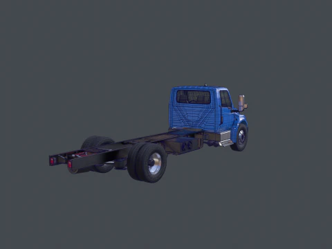 International eMV Box Electric Truck 3D Model