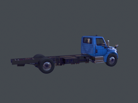 Camion elettrico internazionale eMV Box Modello 3D