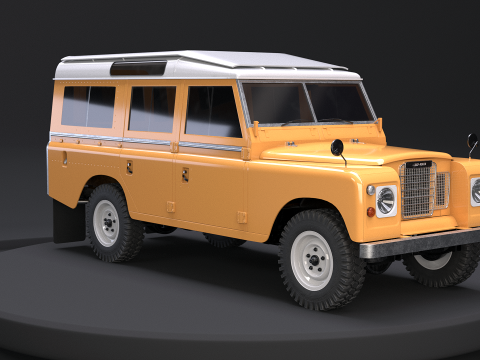 Land Rover Serie III 3D Modell
