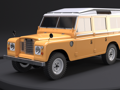 Land Rover Series III 3D Model
