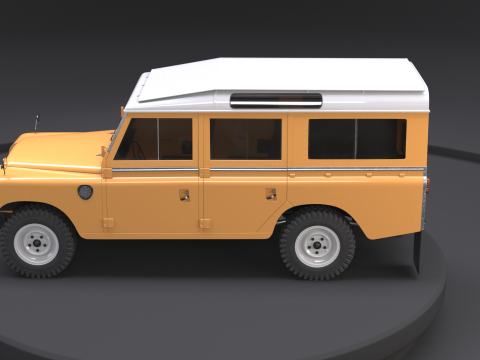 Land Rover Series III 3D Model