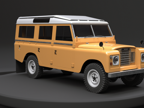 Land Rover Series III 3D Model