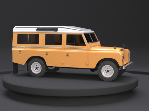 Land Rover Series III 3D Model