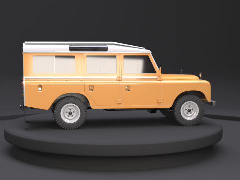 Land Rover Series III 3D Model