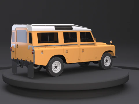 Land Rover Series III 3D Model
