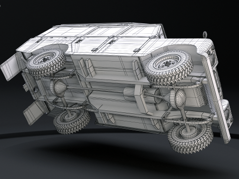 Land Rover Series III 3D Model