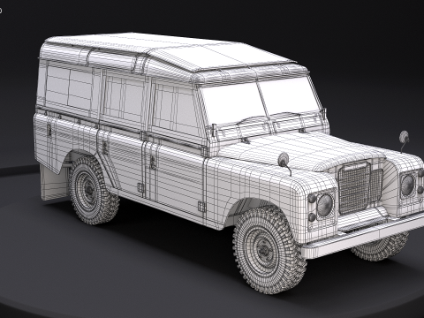 Land Rover Series III 3D Model