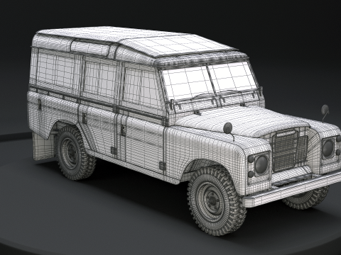 Land Rover Series III 3D Model