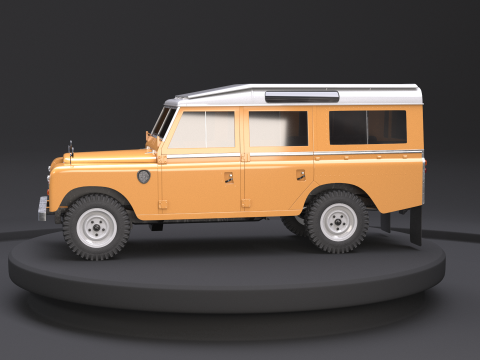 Land Rover Series III 3D Model