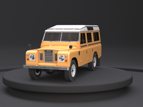 Land Rover Series III 3D Model