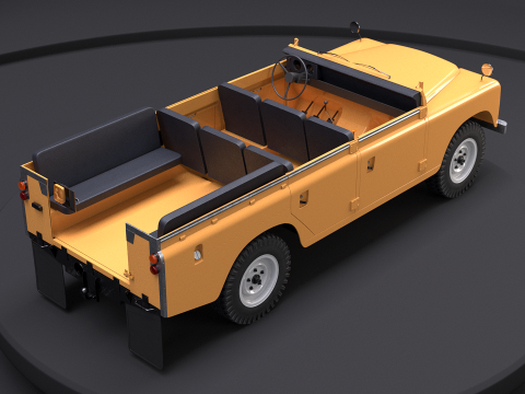 Land Rover Series III 3D Model