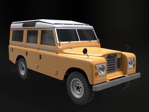 Land Rover Series III 3D Model