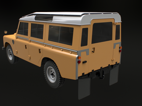 Land Rover Series III 3D Model