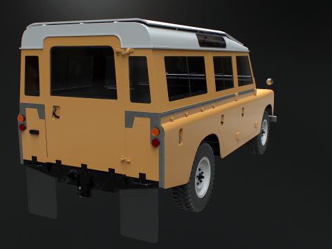 Land Rover Series III 3D Model