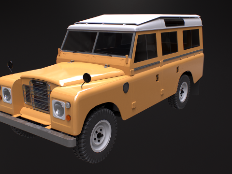 Land Rover Series III 3D Model