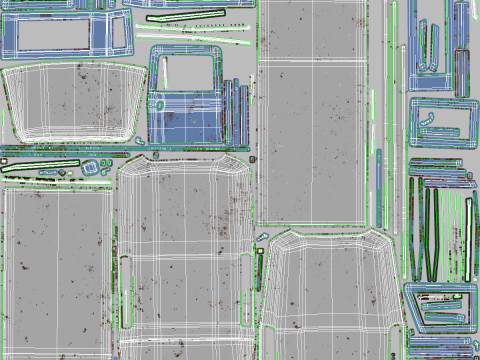 Land Rover Serie III arrugginita Modello 3D