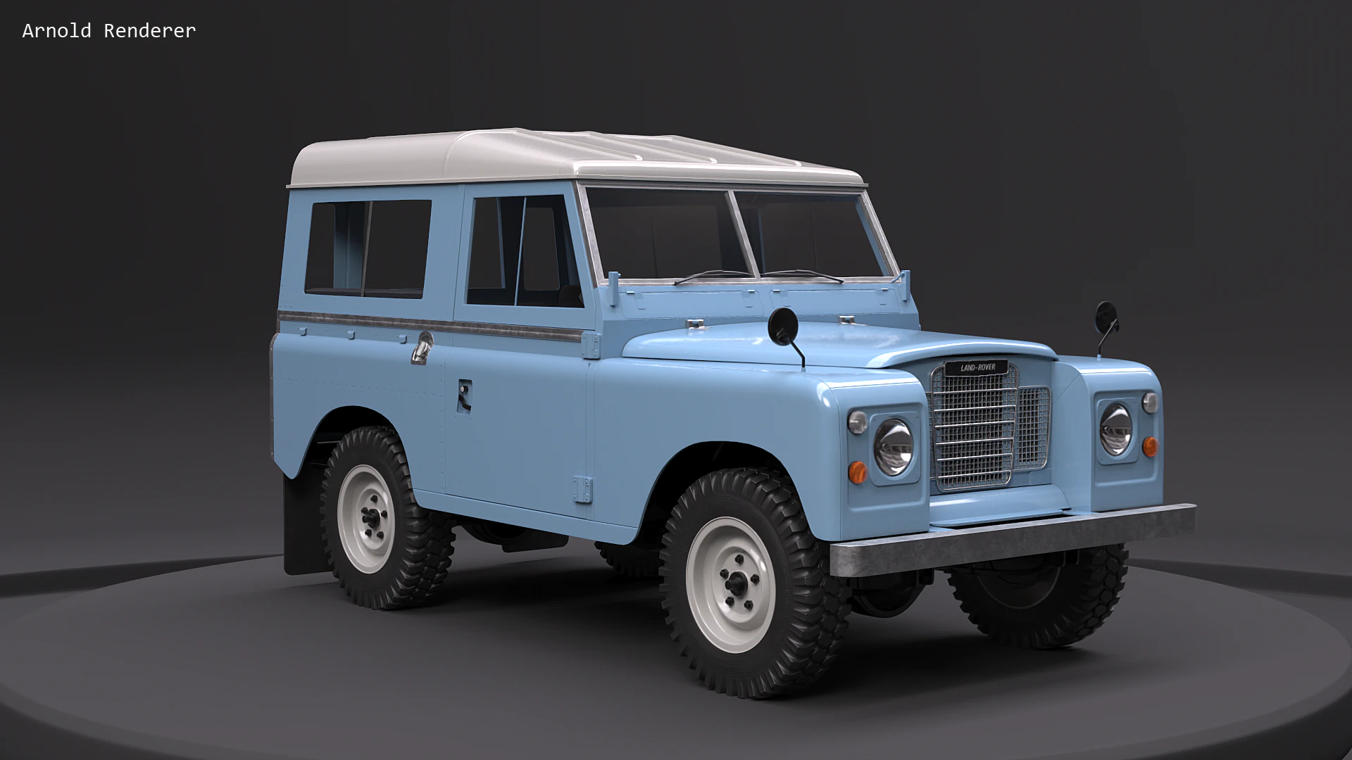 Land Rover Serie III Passo corto Modello 3D .c4d .max .obj .3ds .fbx .stl .blend