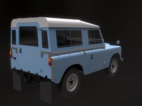 Land Rover Serie III Passo corto Modello 3D