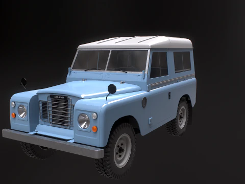 Land Rover Serie III Passo corto Modello 3D