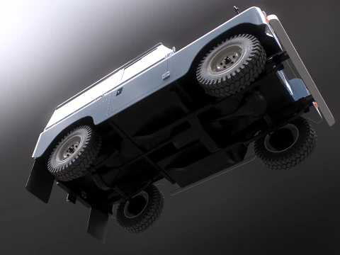 Land Rover Serie III Passo corto Modello 3D