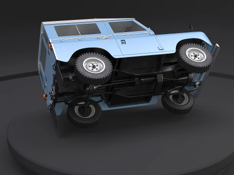 Land Rover Serie III Passo corto Modello 3D