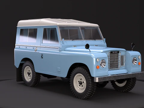 Land Rover Serie III Passo corto Modello 3D
