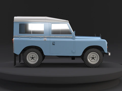 Land Rover Serie III Passo corto Modello 3D