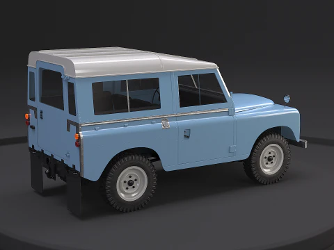 Land Rover Serie III Passo corto Modello 3D