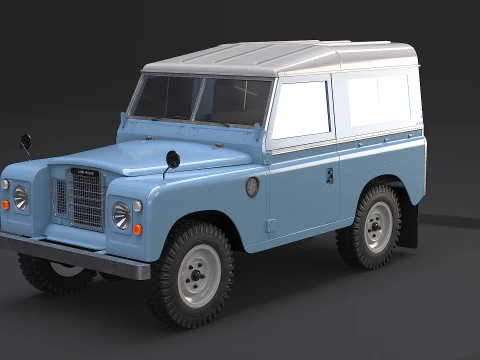 Land Rover Serie III Passo corto Modello 3D