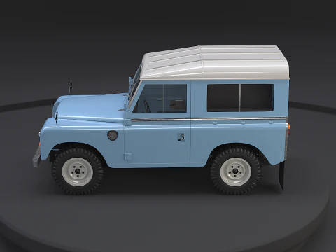 Land Rover Serie III Passo corto Modello 3D