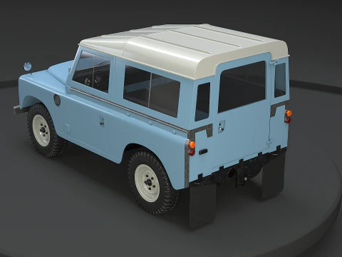 Land Rover Serie III Passo corto Modello 3D