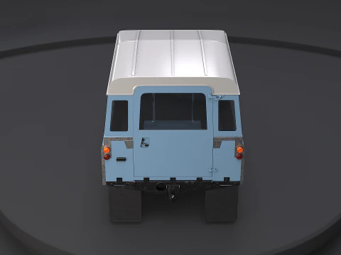 Land Rover Serie III Passo corto Modello 3D