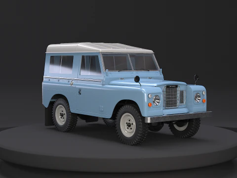 Land Rover Serie III Passo corto Modello 3D