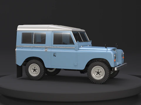 Land Rover Serie III Passo corto Modello 3D