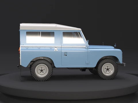 Land Rover Serie III Passo corto Modello 3D