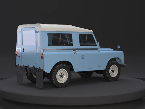 Land Rover Serie III Passo corto Modello 3D