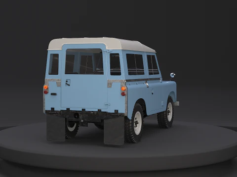 Land Rover Serie III Passo corto Modello 3D