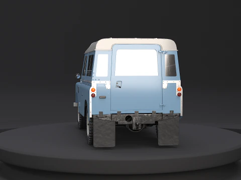 Land Rover Serie III Passo corto Modello 3D