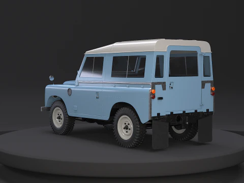 Land Rover Serie III Passo corto Modello 3D