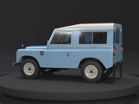 Land Rover Serie III Passo corto Modello 3D