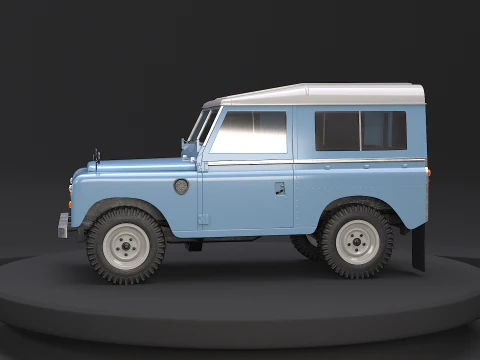 Land Rover Serie III Passo corto Modello 3D